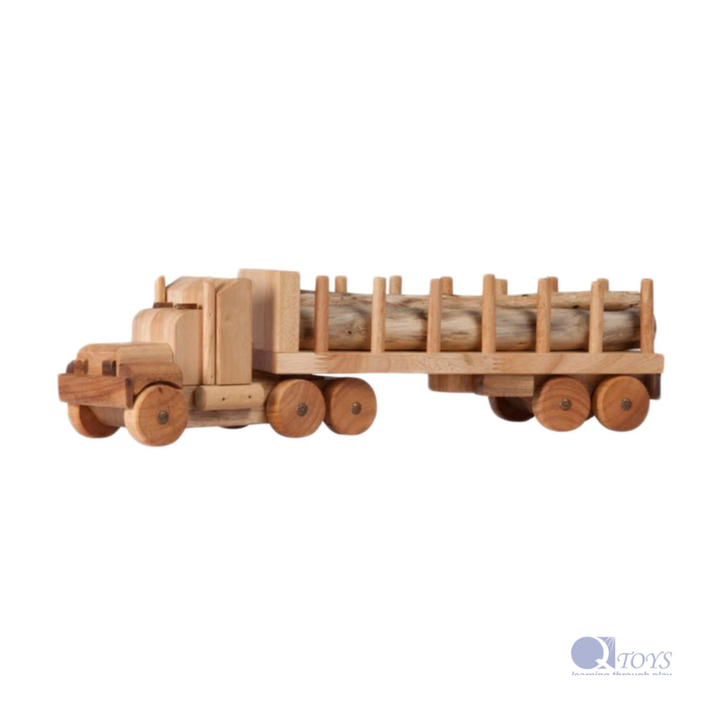 Wooden Logging Truck