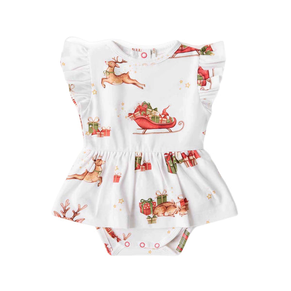 Snuggle Hunny Kids - Reindeer Baby Dress