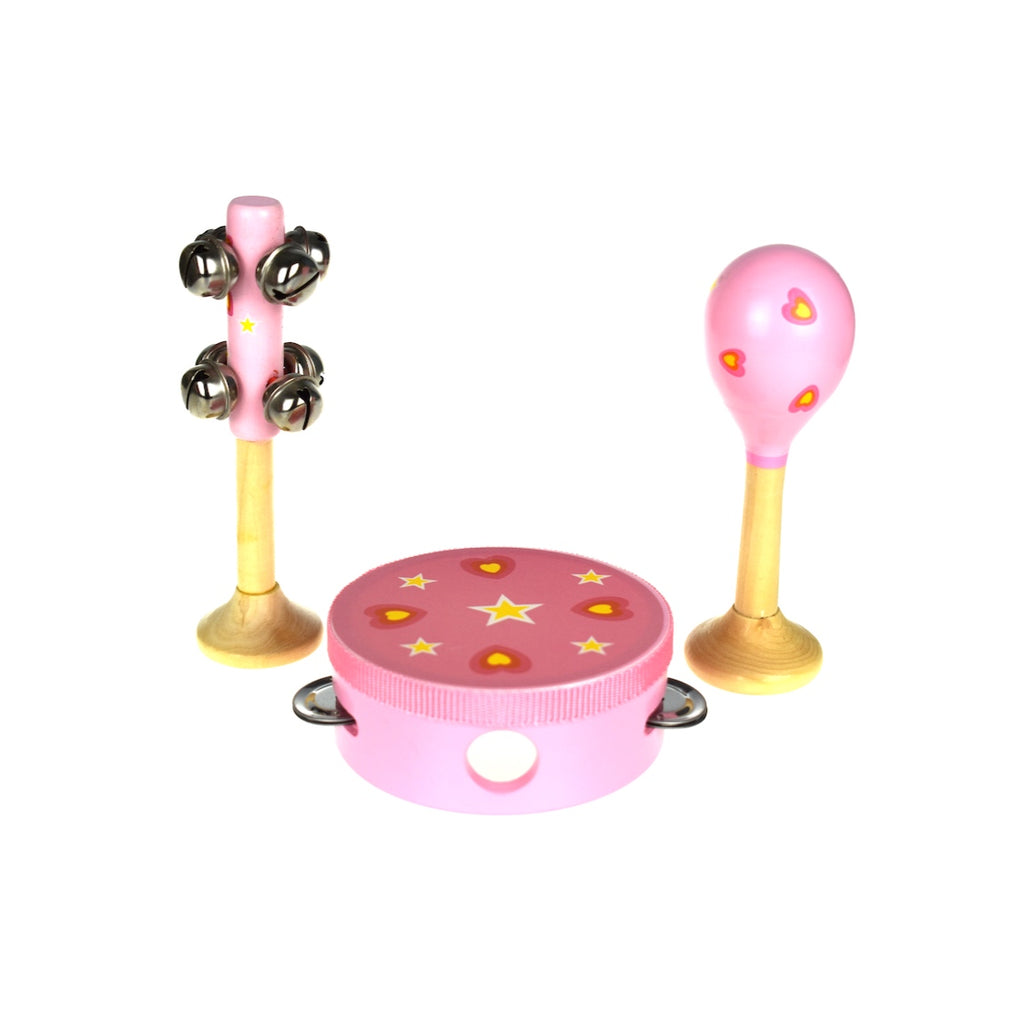 Musical Instrument Set - 3 piece Pink