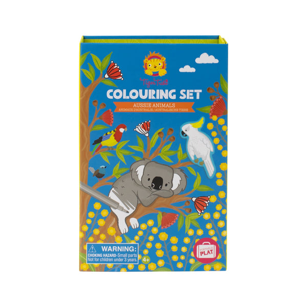 TIGER TRIBE Colouring Set - Aussie Animals